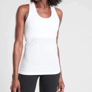 Athleta Momentum White Tank Top XL